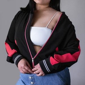 "FREEDOM" Black Bomber Jacket